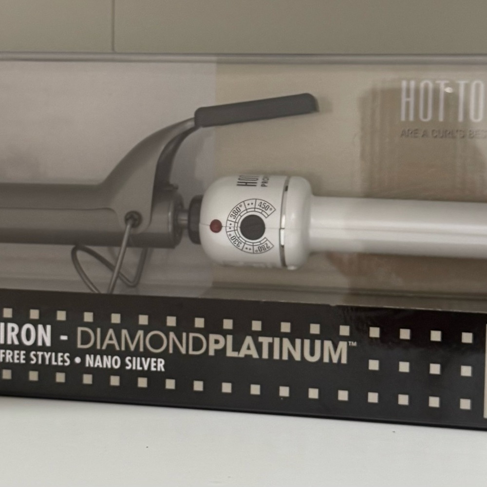 Hot Tools White 1” Curling Iron